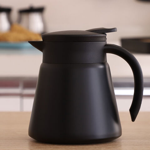 Doppelwandige 0,68L Edelstahl Thermoskanne für Kaffee und Tee - Ideal für Zuhause