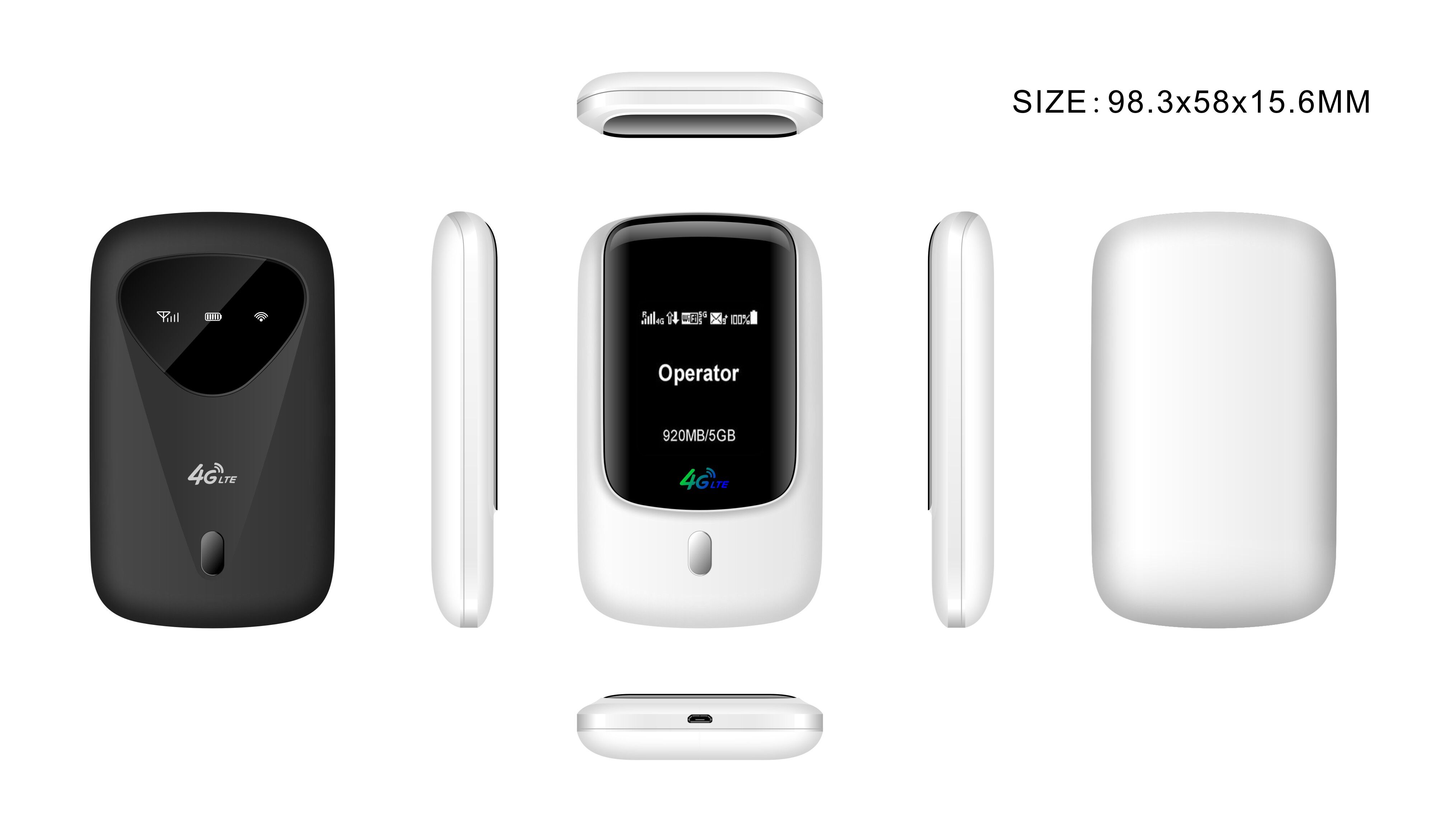 Buy Wholesale China 4g Mobile Mifi Router, 3000mah Battery, 300mbps