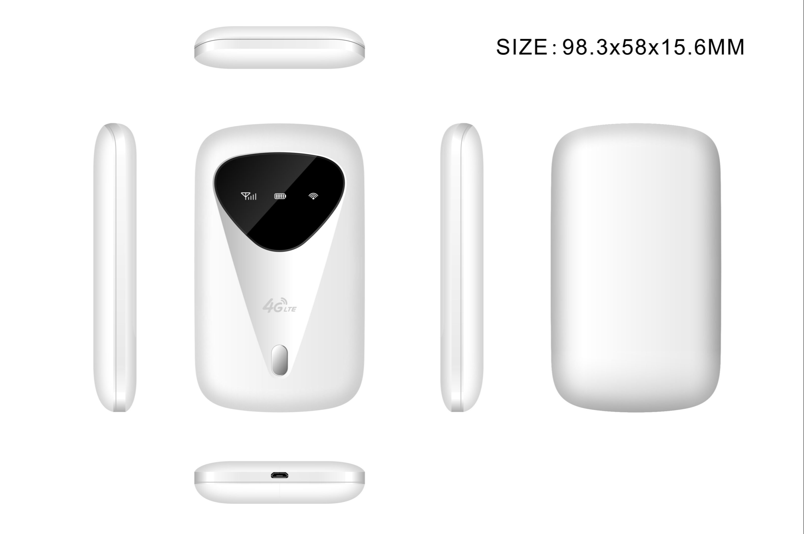 Buy Wholesale China 4g Mobile Mifi Router, 3000mah Battery, 300mbps ...