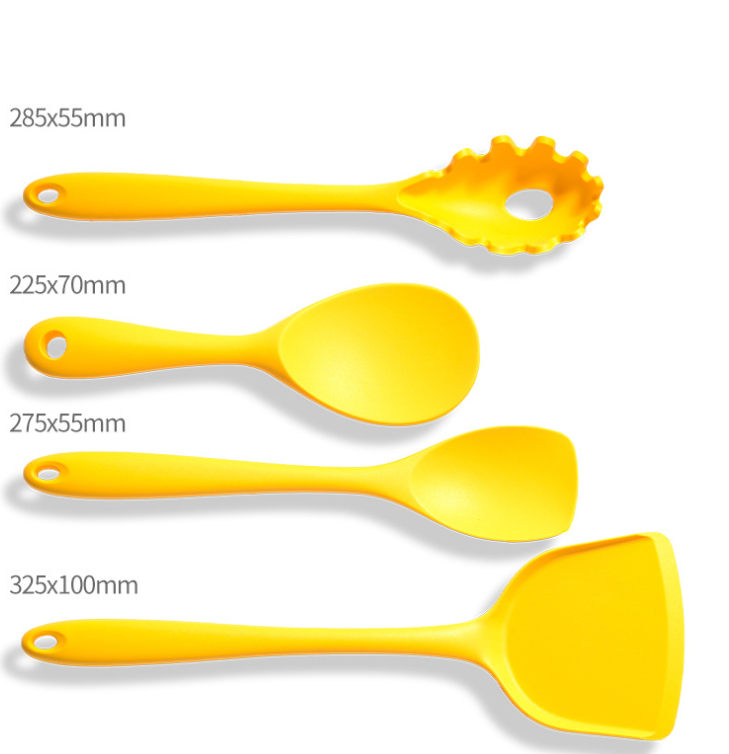 Factory Price Yellow Chinese All Inclusive Silicone Cookware Set 8 ...