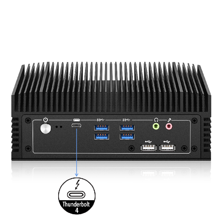 Fanless I7 Industrial Mini Pc Firewall Micro Appliance Intel 13th I7 ...