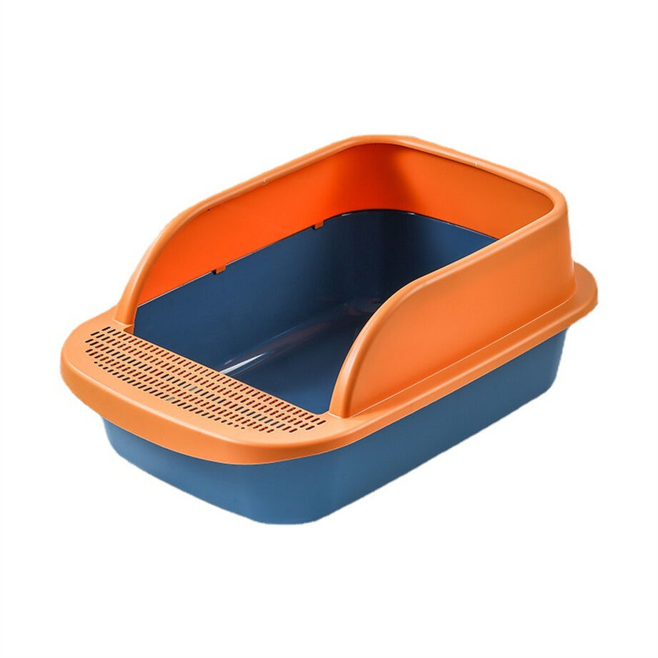 Buy Wholesale China New Custom Logo Super Large Semiclosed Cat Litter