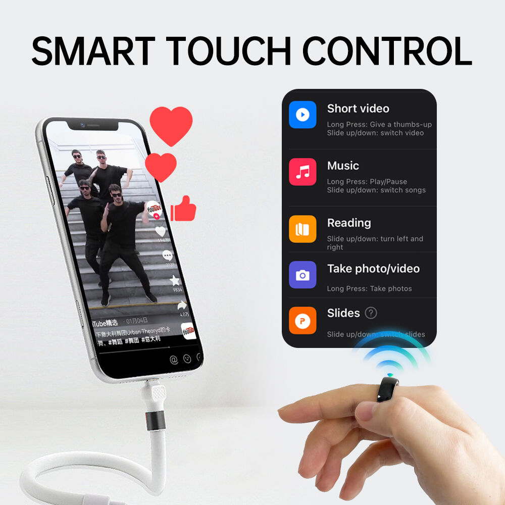 Picture of Buy Wholesale China Sleep Tracker Health Smart Ring Heart Rate Blood ...