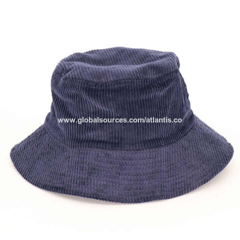 Factory Direct High Quality China Wholesale Hot Sale Minimalism Bucket Hat  In Winter With Long Brim Outdoor Hat Corduroy Material Unisex Adult Fishing  Hat $1.4 from Shanghai Atlantis Industry Co., Ltd