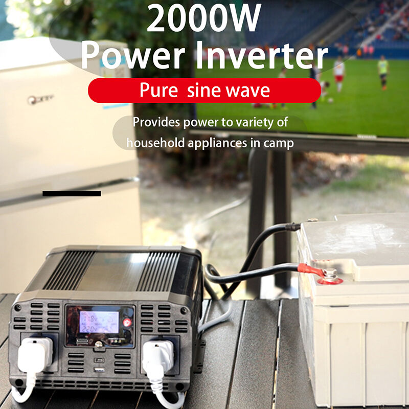 Tonny Pure Sine Wave Inverter Dc 12v To Ac 220v 2000w Power Inverter With  Lcd Display, Pure Sine Wave Inverter, Inverter 12v 220v 2000w, Pure Sine  Wave Inverter 2000w - Buy China Wholesale Inverter