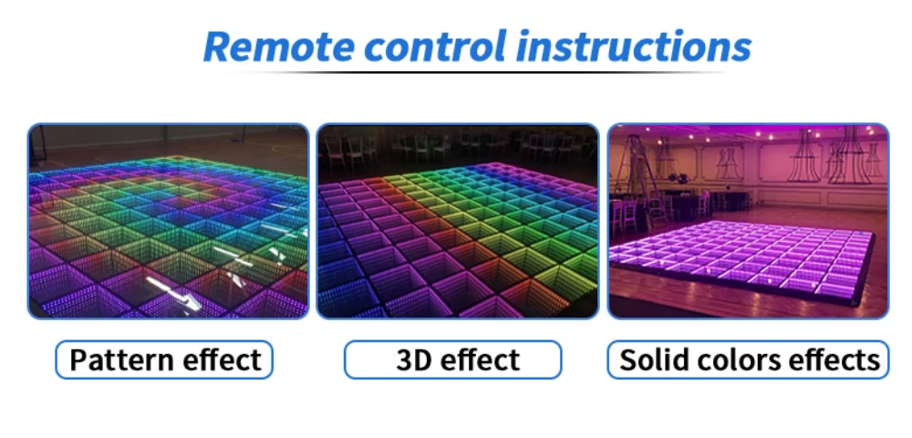 Magnetic Build-in Battery Led Dance Floor Stage Light Equipment ...