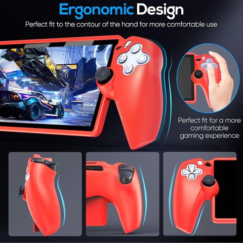  Silicone Protecor Cover Case Compatible with Playstation Portal  Remote Player for PS5 Console Accessories, Protective Skin Cover for PS5  Portal Handheld Game Console (White) : Video Games