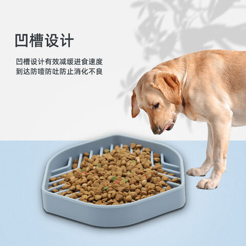 6 in 1 Slow Feeder Dog Bowls Silicone Licking Mat for Dogs Lick Mat Silicon  Feeding Mat Large Dog Feeder Bowl Cat Feeding Pad