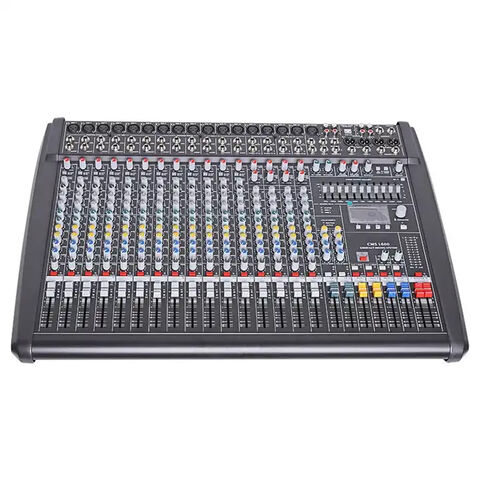 16 Channel DJ Professional Audio Mixer for Line Array System - China Audio  Mixing and Audio Mixing Console price