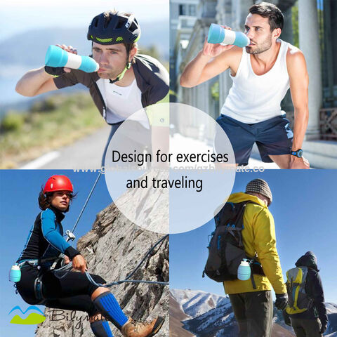 550ML Creative Grenade-Shaped Water Bottle: The Perfect Silicone Folding  Water Cup for Outdoor Sports & Hiking!