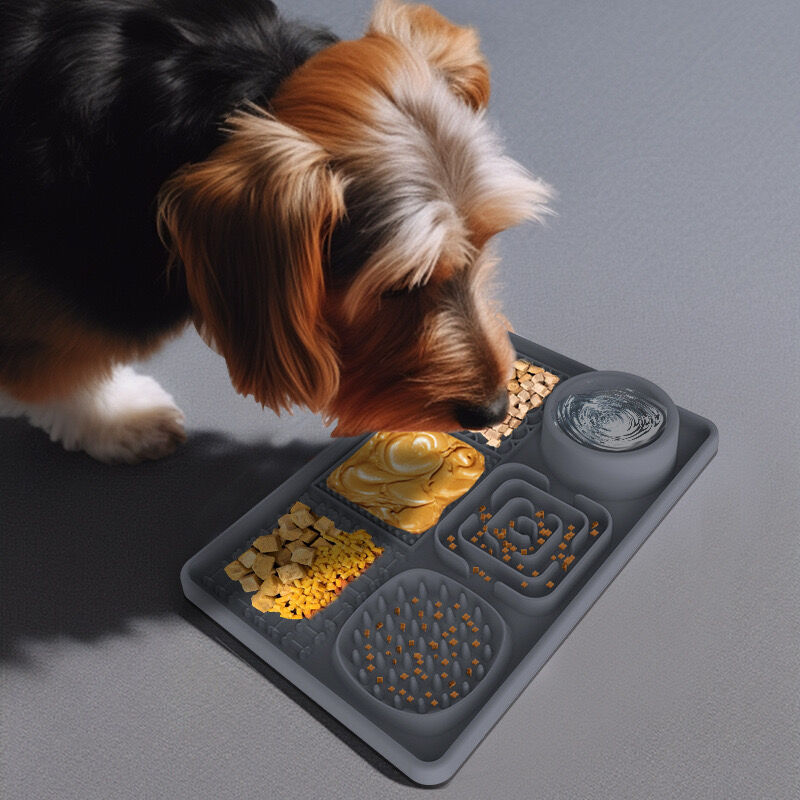 Silicone Dog Lick Pad Mat For Pet Dogs Cats Slow Food Bowls With suction  cup Feeding Food Bowl Dog Slow Feeders Treat Dispensing - AliExpress