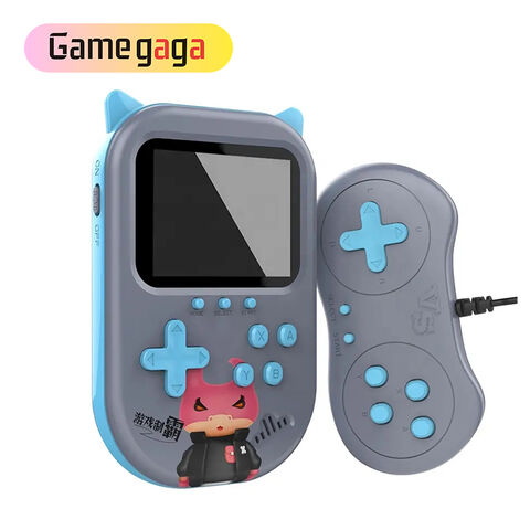 A A10 Handheld-Spielekonsole mit Katzenohren, 3,5-Zoll-Bildschirm, 500 Spiele in 1, Unterstützung für 2 Spieler, Retro-Klassiker-Spielkonsole für Kindergeschenke