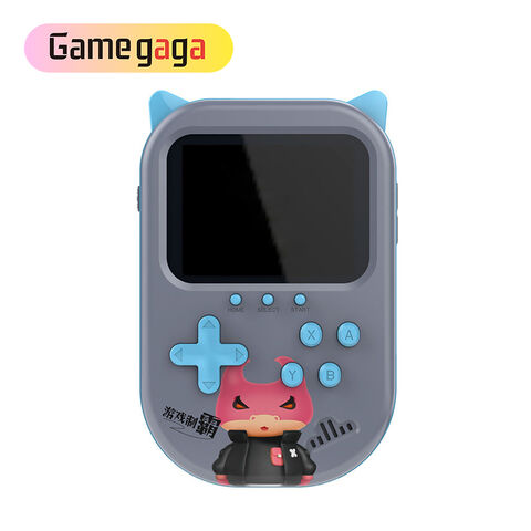 A A10 Handheld-Spielekonsole mit Katzenohren, 3,5-Zoll-Bildschirm, 500 Spiele in 1, Unterstützung für 2 Spieler, Retro-Klassiker-Spielkonsole für Kindergeschenke
