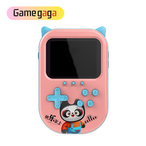 A A10 Handheld-Spielekonsole mit Katzenohren, 3,5-Zoll-Bildschirm, 500 Spiele in 1, Unterstützung für 2 Spieler, Retro-Klassiker-Spielkonsole für Kindergeschenke
