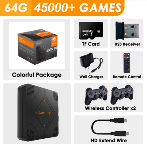 Game TV Box M8 Pro Mini Android and Game Dual System with 10000+