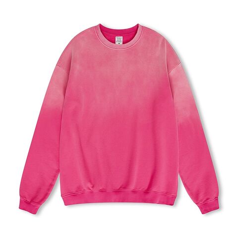 Neu eingetroffen: High Street Fade Oversized Vintage Baumwollpullover Gradient Acid Wash Hoodie Jogger Hoodies & Sweatshirts für Herren