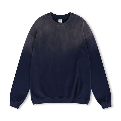 Neu eingetroffen: High Street Fade Oversized Vintage Baumwollpullover Gradient Acid Wash Hoodie Jogger Hoodies & Sweatshirts für Herren