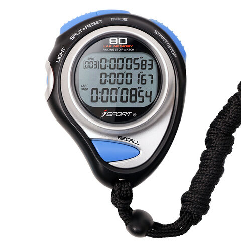 Professional Timer Stopwatch, Digital Sports Stopwatch with Countdown  Timer, 100 Lap Memory, 0.01 Second Timing,Water Resistant,Multi Functional