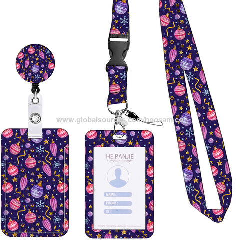 Factory Direct High Quality China Wholesale Card Holder Badge Reel Lanyard  Wholesale Christmas Design Polyester Lanyard With Id Card Holder $1.65 from  Quanzhou Hoosam Manufacturing Limited