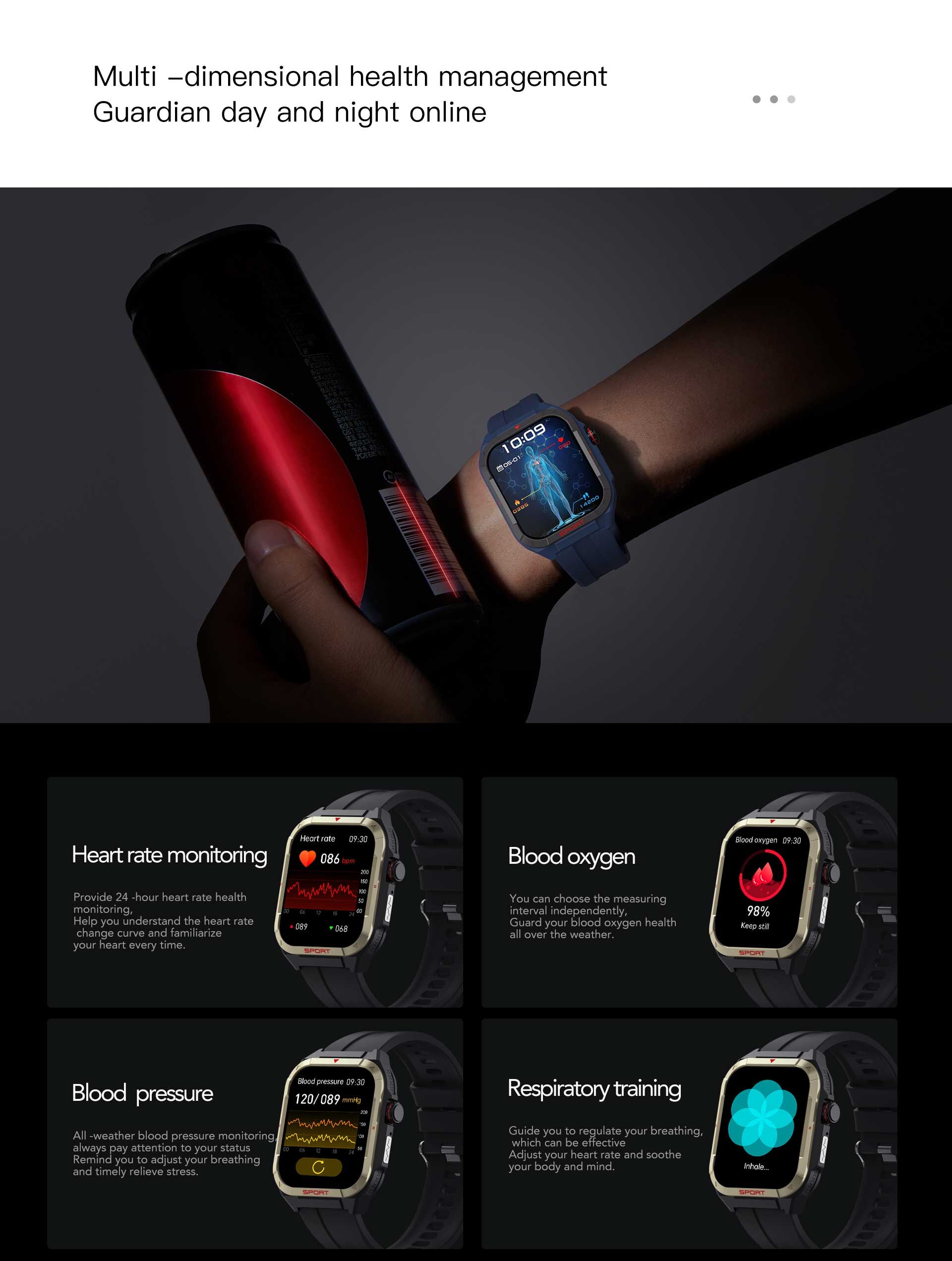 Buy Wholesale China умные часы Time Display Nsy07 Smartwatch Bt 5.1 Call  Hrv Ecg Reloj Inteligente Ecg Smart Watch For The Elderly & Smart Watch at  USD 11.2
