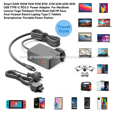 Buy Wholesale China Smart Gan-iii 100w Usb-c Pd Charger Compact Design,  Used For All Kinds Of Usb-c Devices Like Tablets Smartphones Power Station  Etc & Gan Charger at USD 22.85