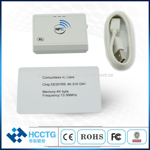 ISO14443 lettore NFC Bluetooth portatile Smart Rfid Android / IOS  ACR1311U-N2