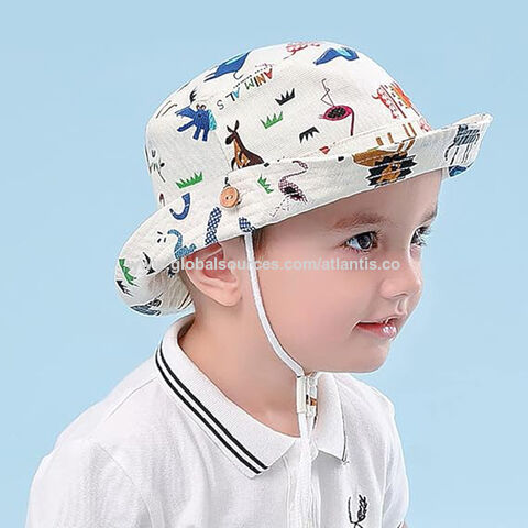 Wholesale Custom Printed Toddler Kids Boys Girls Cute Bucket Fishing Hats -  China Kids Cap and Customized Kids Cap price