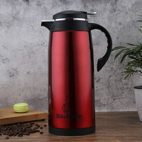 Thermos 1L Glass Lined Carafe - Black