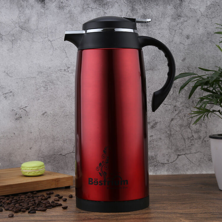 Glass Lined Thermal Carafe Vacuum Insulated Thermal Coffee Carafe Insulated Coffee Carafe coffee Thermos Tea Pot With Lid Oem Double Walled Vacuum Thermos Insulated Pot Stainless Steel Coffee Thermal ...