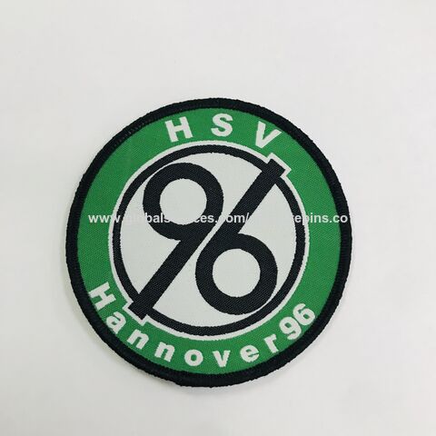 Parche bordado personalizado para ropa, parche tejido