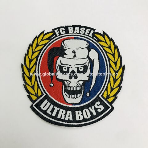 Parche bordado personalizado para ropa, parche tejido