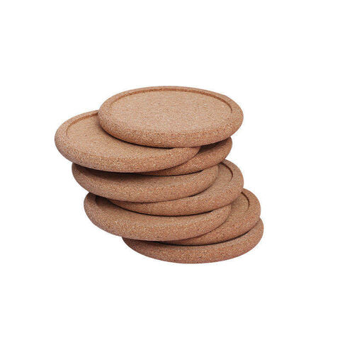 Corcho posavasos trípode, almohadilla térmica, tablero de corcho redondo para cocina, mesa de comedor, ollas y sartenes, plantas, almohadillas de aislamiento de té artesanal