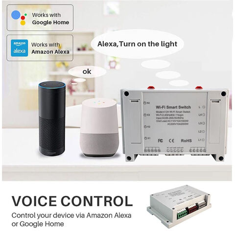 Tuya Google Home Receiver Control 220v Tuya Wifi/bluetooth Smart