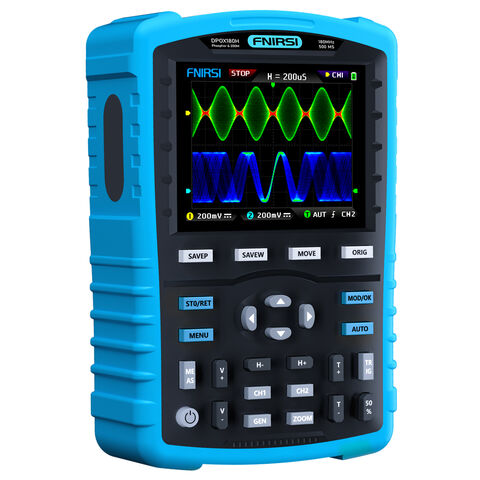 Oscilloscope numérique portable double canal 180 MHz 3 Mo bande