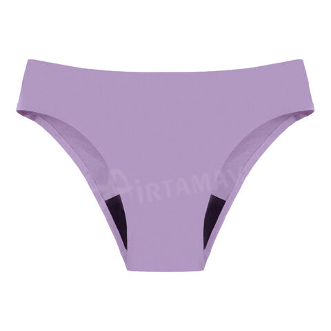 Compre 9403 Nylon Micro Mid-rise Bonded Menstrual Breve Seamless Super  Absorbente Período Bragas 4 Capas A Prueba De Fugas Ropa Interior Menstrual  y Bragas De Período Ropa Interior Menstrual de China por