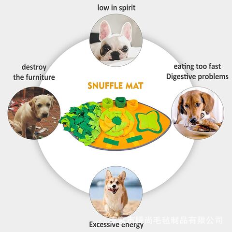 Dog Squeak Toy Dogs Snuffle Mat Pet Cat Plush Puzzle toy Cat Dog