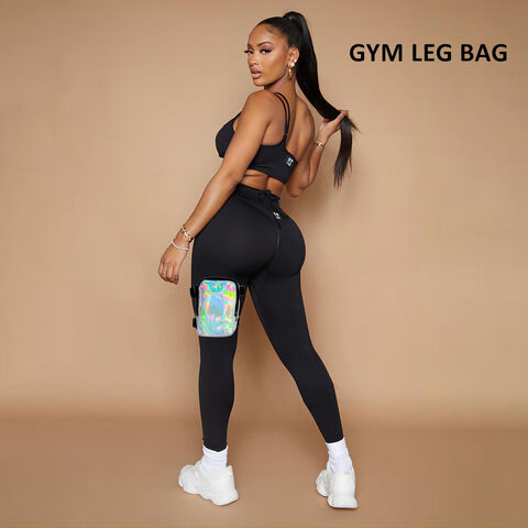 Buy China Wholesale Holographic Thigh Bag Leg Harness For Women Outdoor Waist Pouch Carnival Hiking Travel Fanny Pack With Adjustable Straps Holographic Drop Leg Bag Waterproof 2.35 Globalsources