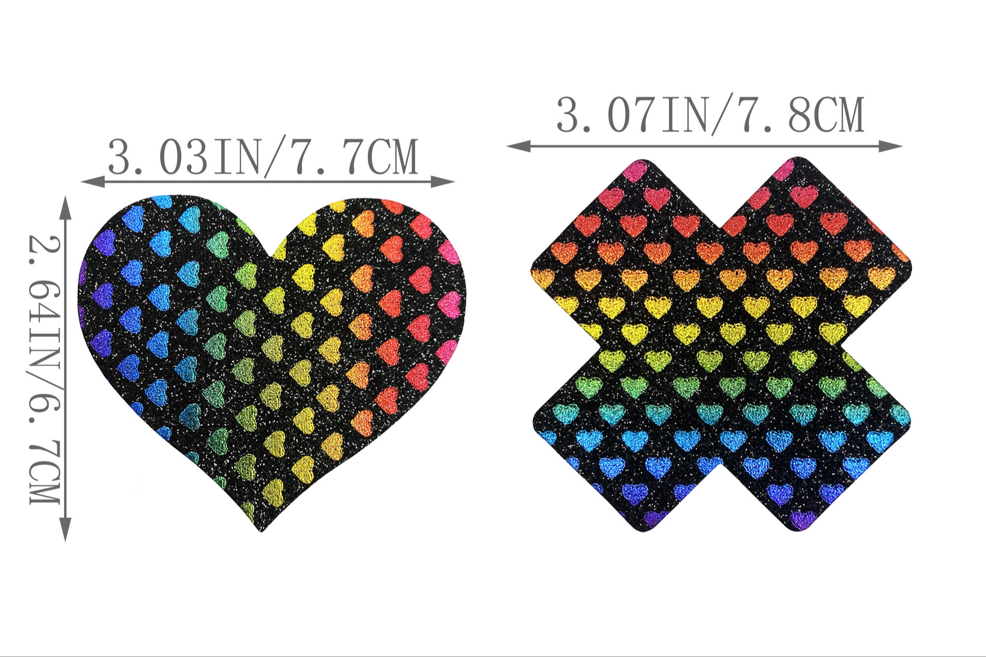 Cache-tétons Scintillants Argentés Tripetals - Lot De 12 Paires Jetables, Auto-adhésifs, Pour Festivals, Concerts Et Tenues Sexy