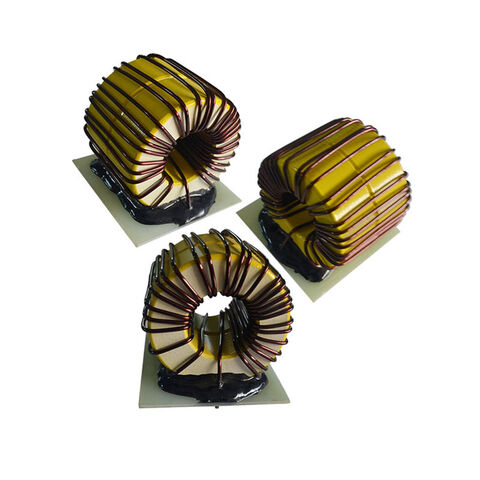 Inductance de puissance à courant élevé 60A 90A, bobine d'arrêt de mode commun, inductance toroïdale, inductance de puissance à noyau toroïdal