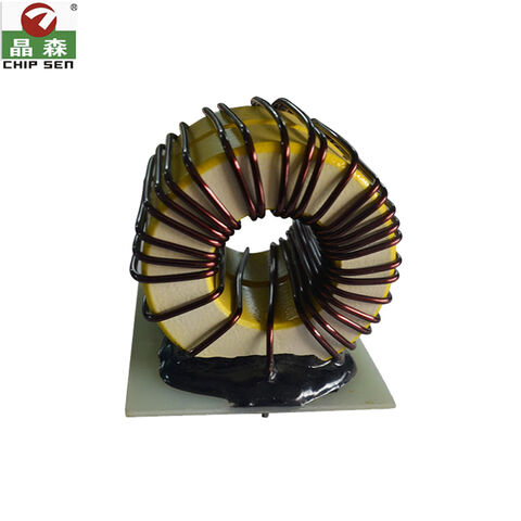 Inductance de puissance à courant élevé 60A 90A, bobine d'arrêt de mode commun, inductance toroïdale, inductance de puissance à noyau toroïdal