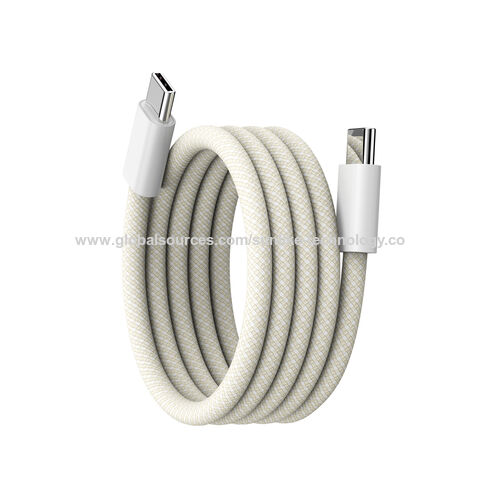 Câble iPhone chargeur en nylon L 2 m pour modèles 5 et supérieurs