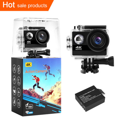 Caméra Sport Étanche 4K WIFI Écran IPS 2" - Idéale pour Sports Extrêmes et Activités de Plein Air