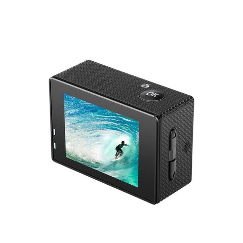 Caméra Sport Étanche 4K WIFI Écran IPS 2" - Idéale pour Sports Extrêmes et Activités de Plein Air