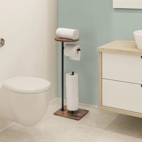 Buy Wholesale China Toilet Paper Holder Stand With Shelf, Free