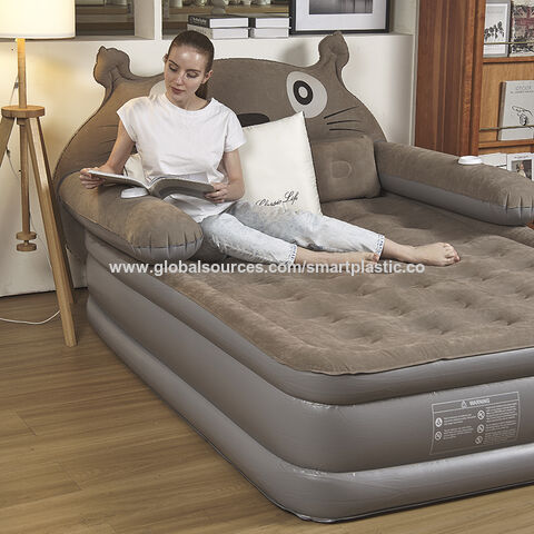 Wholesale Factory Oem Inflatable Bed Cartoon Back Air Mattress Flocked Airbed Caming Mattress Outdoor Portable Blow Up Mattress 26 Wholesale China Inflatable Air Bed at Factory Prices from Zhongshan S...