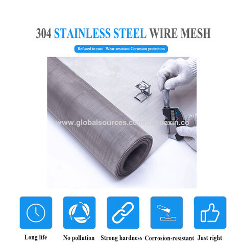 Buy Wholesale China 304 316 20mesh Plain Woven Stainless Steel