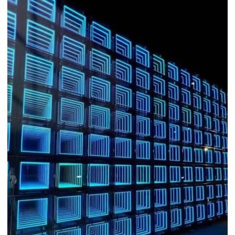 Meilleur prix Nouveau plancher de danse à LED miroir infini 3D, scène de danse à LED, panneau de danse à LED, lumière de danse à LED