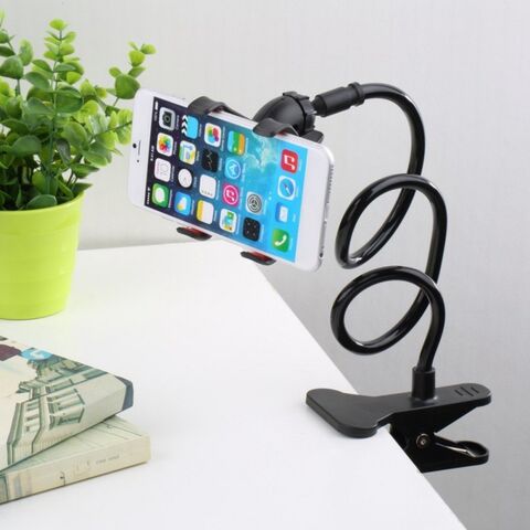 Adjustable Phone Camera Holder With Clip Portable Solid Telescopic