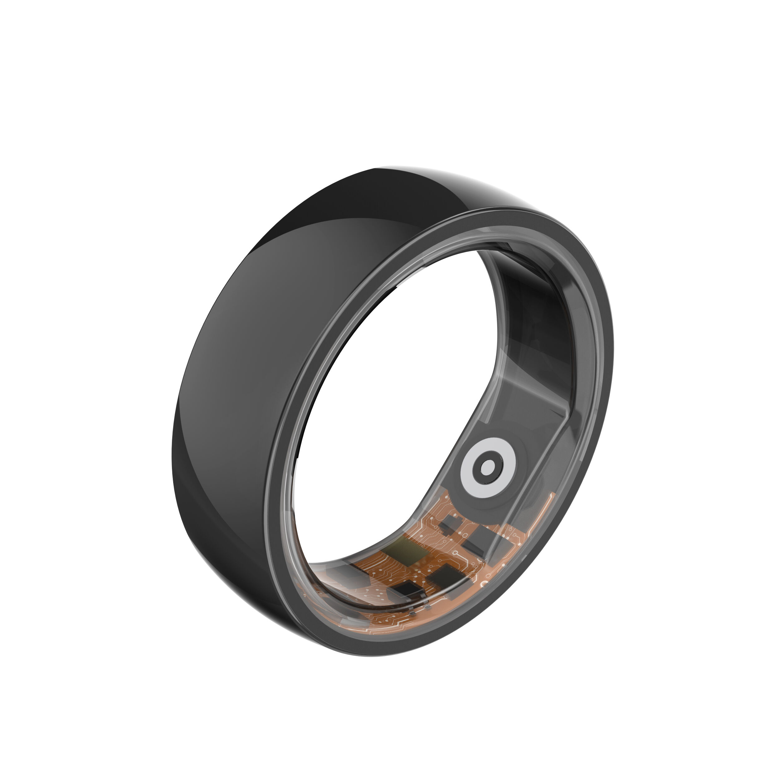 Smart Display Ring, with Temperature Sensing Function Size 6-13 Smart Ring  is Very Suitable for Matching T-shirt/Vest/Sweater (Silver) 1pcs -  Walmart.com