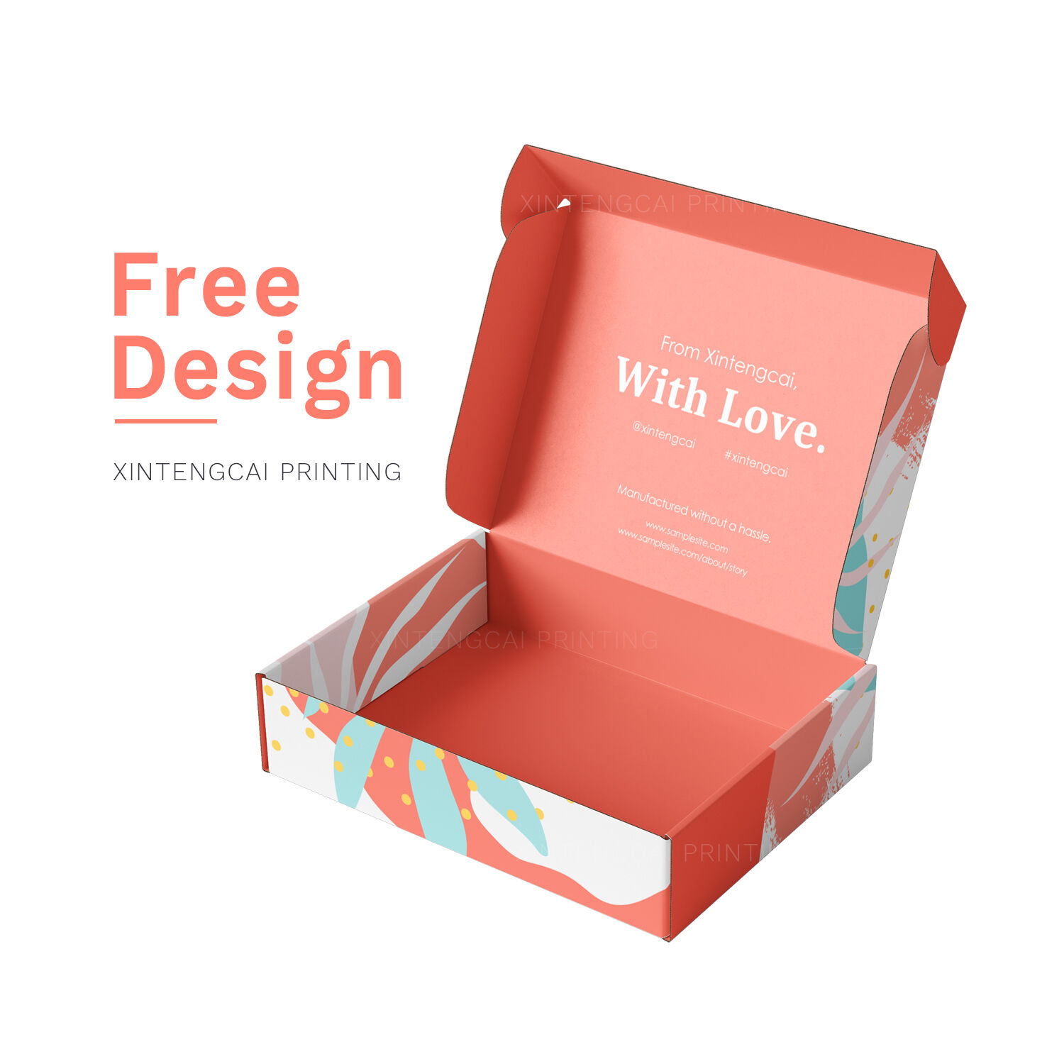 Wholesale Custom Printed Unique Corrugated Shipping Boxes Custom Logo ...